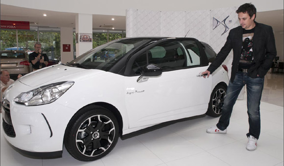 Citroen DS3 stigao u Srbiju - Andrija Milošević zaštitno lice Citroen-a