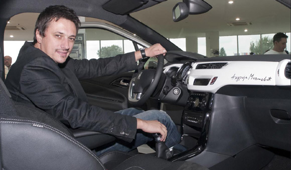 Citroen DS3 stigao u Srbiju - Andrija Milošević zaštitno lice Citroen-a