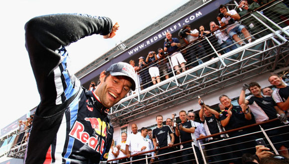 F1 VN V. Britanije - Pobednik Mark Webber