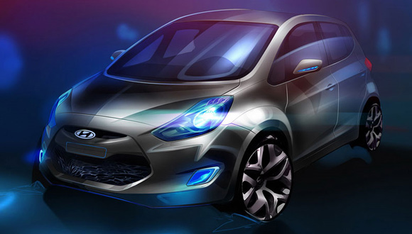 Hyundai ix20 spreman za Pariz - prva skica