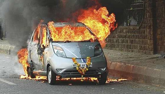 Tata Nano lako zapaljiv