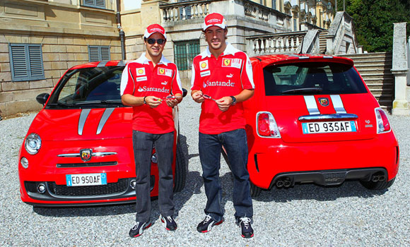 Abarth 695 Tributo Ferrari za Alonsa i Massu