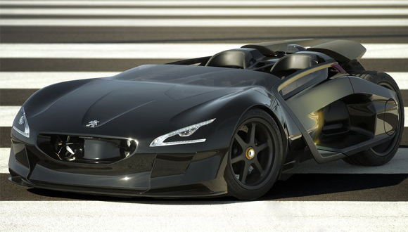 Peugeot EX1 - Električni Batmobil s 250 kW