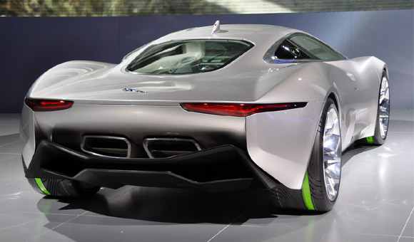 Jaguar C-X75: Četiri elektromotora i dve turbine