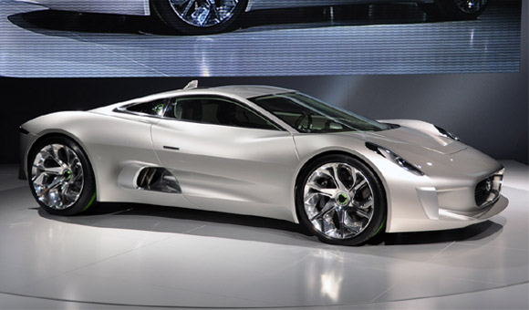 Jaguar C-X75: Četiri elektromotora i dve turbine