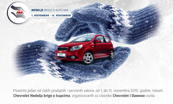 Chevrolet predstavlja program Nedelje brige o kupcima