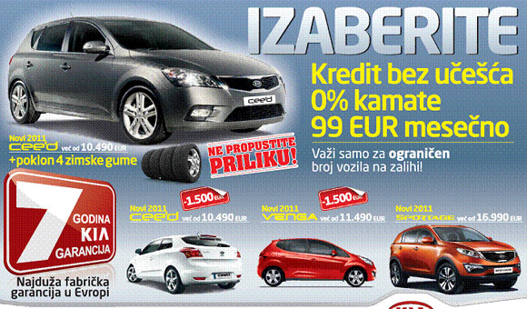 KIA nagrađuje svoje kupce