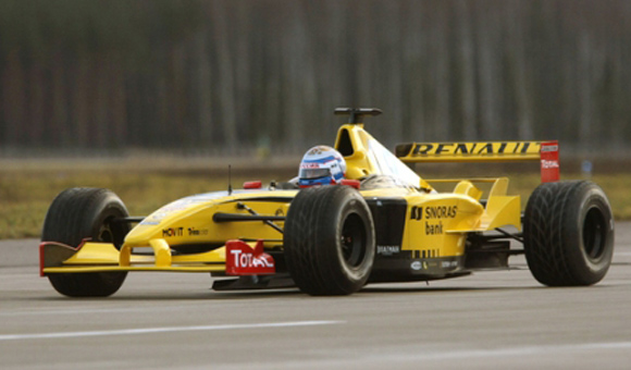 Formula 1 - Putin provozao F1 bolid Renault
