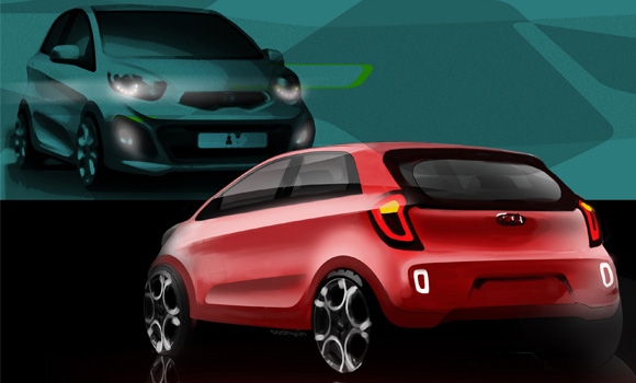 Kia pokazala prve skice novog Picanta
