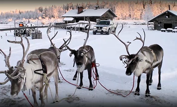 Video: Šta se događa kada Deda Mraz ima umorne irvase