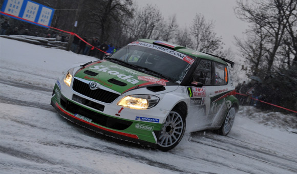 Rally Monte Carlo: Škoda pogrešila pneumatike, Bouffier vodeći