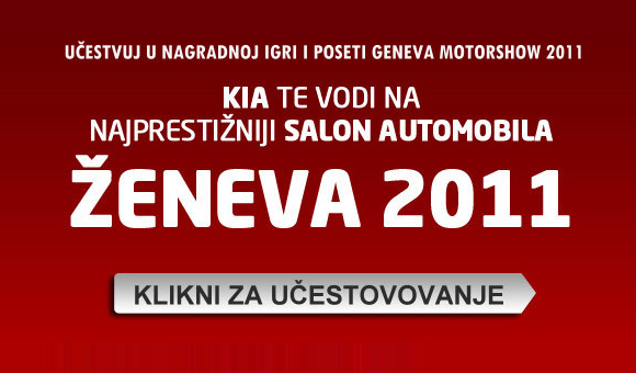 Kia te vodi na najprestižniji Auto salon Ženeva 2011