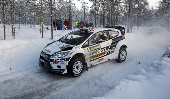 Rally Sweden 2011 - Hirvonen vodi, na scenu stupa taktika