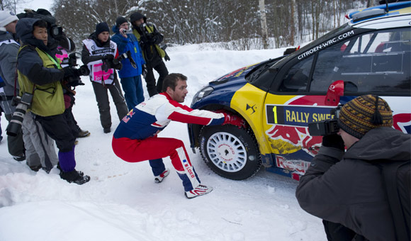 Rally Sweden - Drama Sebastiena Loeba na cilju + VIDEO
