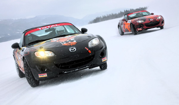 Mazda MX-5 na ledu