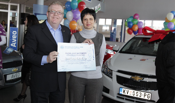 Chevrolet poklonio svoj prvi automobil  SOS Dečijem selu u Kraljevu