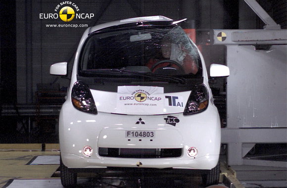 Mitsubishi i-MiEV: 4 EuroNCAP zvezdice