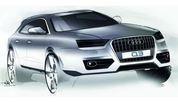 Audi Q3: Prva skica kompaktnog SUV modela
