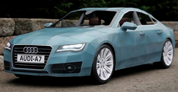 VIDEO: Audi A7 Sportback od papira