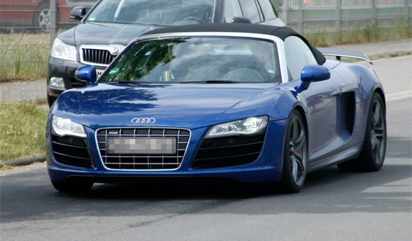 Audi R8 GT Spyder: špijunske fotografije