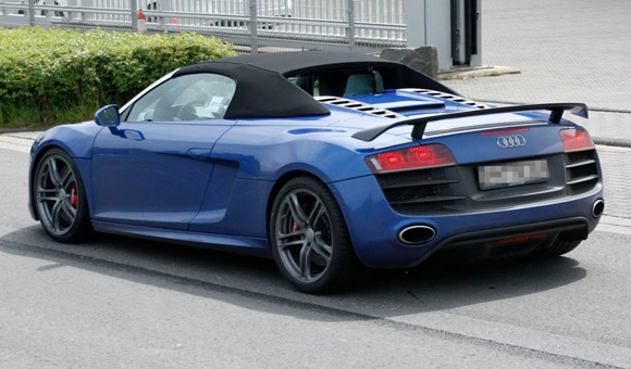 Audi R8 GT Spyder: špijunske fotografije
