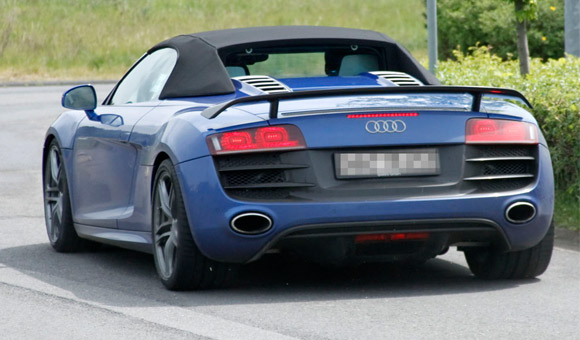 Audi R8 GT Spyder: špijunske fotografije