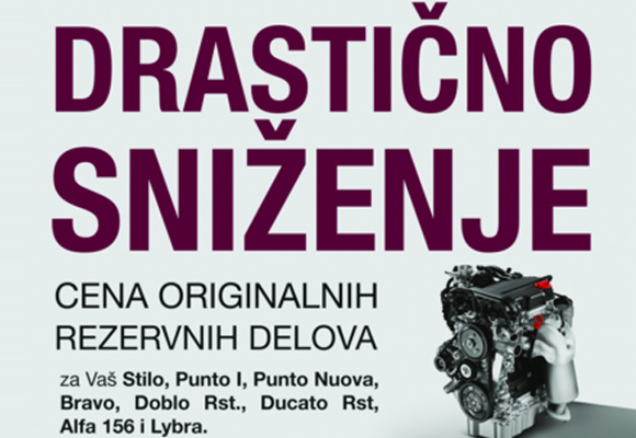 Delta Automoto: drastično sniženje cena originalnih rezervnih delova