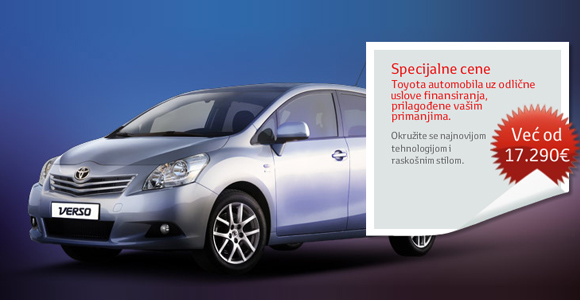 Toyota Verso već od 17.290 €