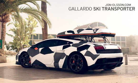 Lamborghini Gallardo LP560 Ski Transporter