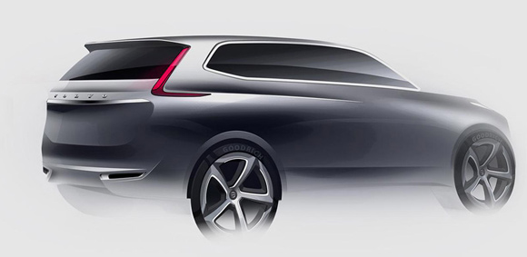 Volvo XC90: Druga generacija na zvaničnim skicama