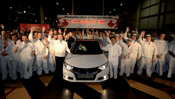 Honda obeležila početak proizvodnje novog Civica