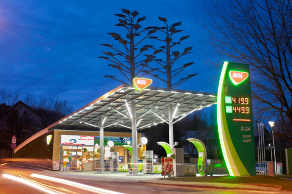 Prva MOL ekološka benzinska pumpa u Budimpešti