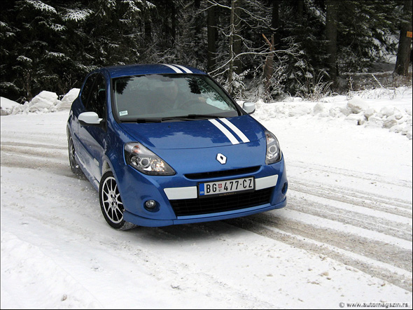 Test: Renault Clio Gordini GT 1.6 16v - Zimske radosti