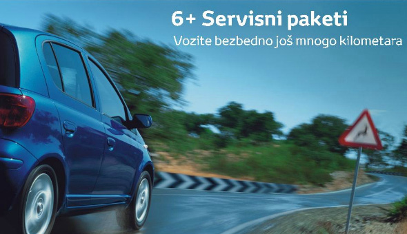 Toyota u Srbiji nudi 6+ Servisne pakete