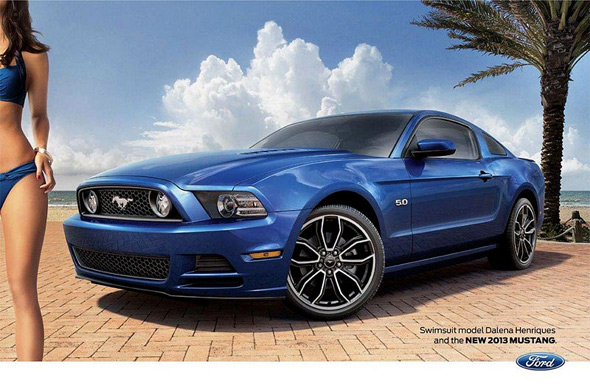 Ford Mustang i tajanstvena lepotica + FOTO