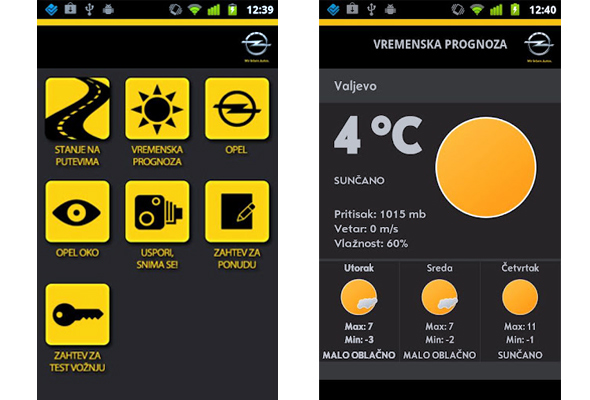 Opel pokrenuo novu  aplikaciju na Android marketu