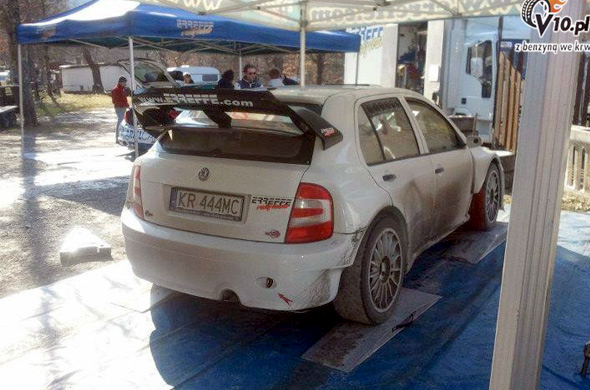 Robert Kubica juče testirao Škodu Fabiu WRC