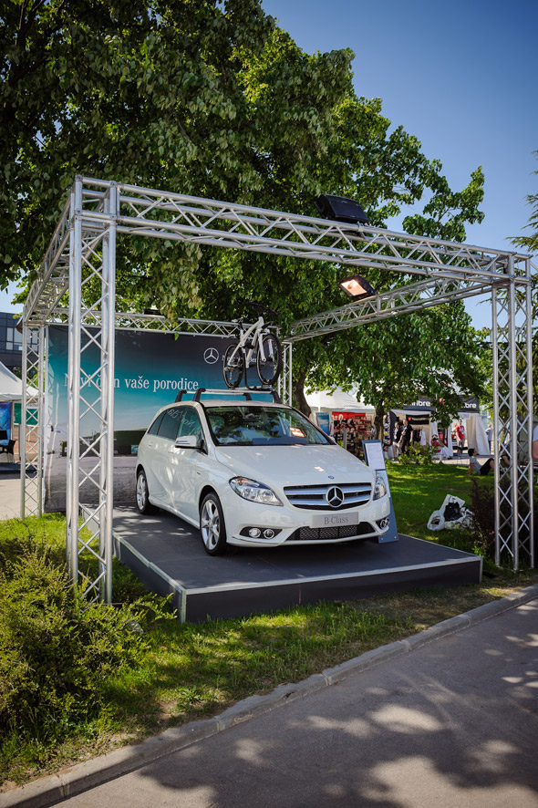 Mercedes-Benz zvanično vozilo Serbia Open-a