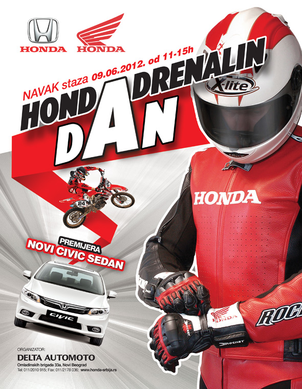 Honda Adrenalin dan i premijera modela Civic sedan