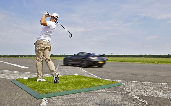 David Coulthard uhvatio lopticu za golf pri brzini od 286 km/h