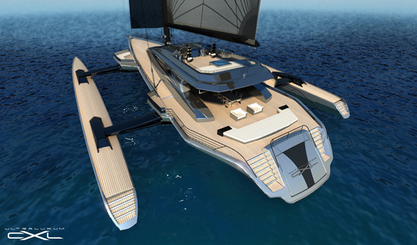 Najveći trimaran na svetu ima garažu za McLaren MP-12C 