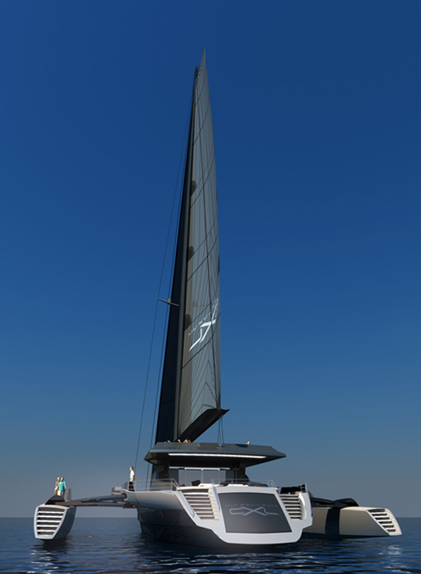 Najveći trimaran na svetu ima garažu za McLaren MP-12C 