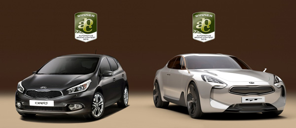 Kia sa 3 dizajnerske nagrade Automotive Brand Contest 2012