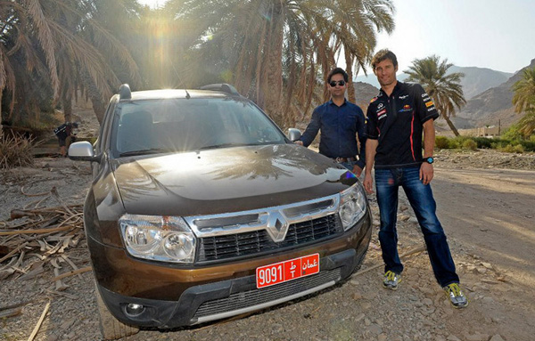 FOTO: Mark Webber za volanom Dacije Duster