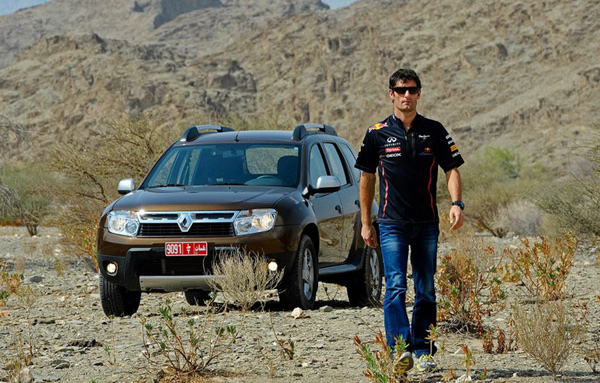 FOTO: Mark Webber za volanom Dacije Duster