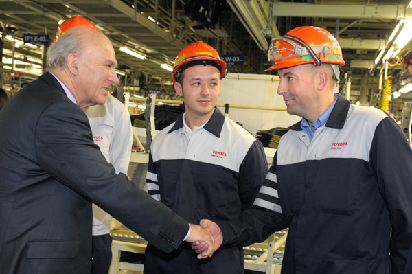 Toyota proslavlja početak proizvodnje novog Aurisa u Burnastonu, UK