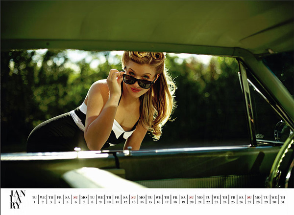 US Cars & Girls: Kalendar za 2013. godinu