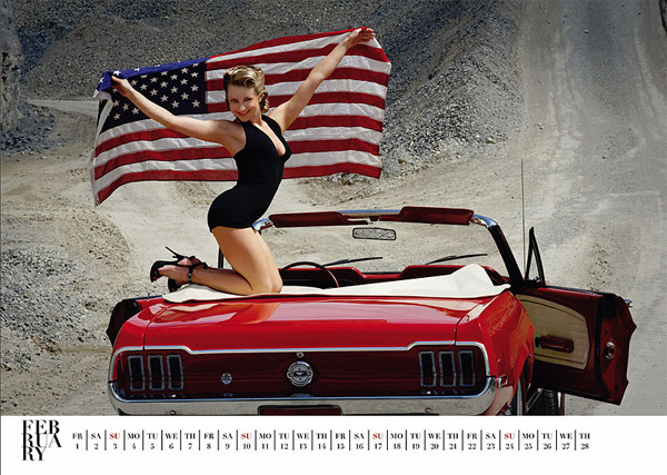 US Cars & Girls: Kalendar za 2013. godinu