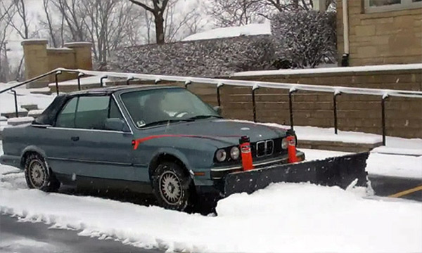 Automobili kao čistači snega + FOTO