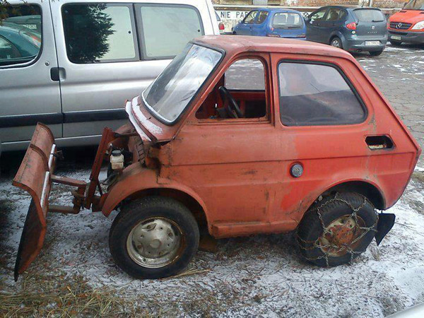 Automobili kao čistači snega + FOTO